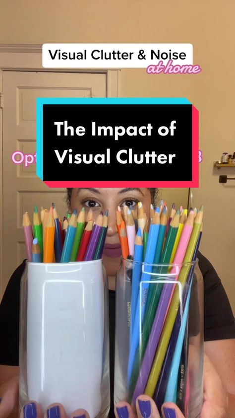 Replying to @altruisticash Why is reducing visual clutter and noise f... | TikTok Reduce Visual Clutter, Visual Clutter, Home Organizer, So Satisfying, Declutter, Home Organization, Self Care, Home Organisation