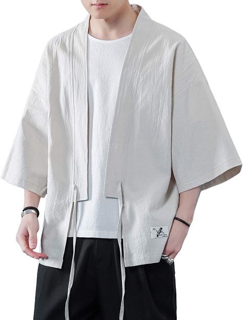 Meditation Clothes, Meditation Outfit, Male Kimono, Deep Breaths, Kimono Coat, Fitness Wear Outfits, Loose Clothing, Kimono Pattern, Dress Appropriately