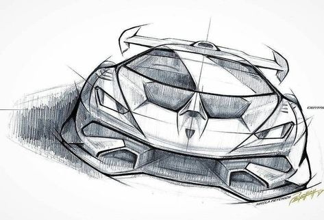 Car Sketch Simple, Lamborghini Sketch, Car Drawing Pencil, Bike Drawing, Cool Car Drawings, Industrial Design Sketch, Car Design Sketch, Concept Car Design, Car Sketch