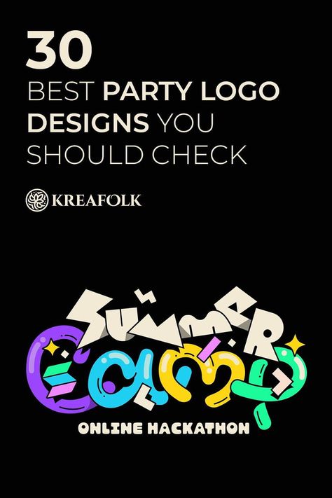 Even though you're growing up, you should never stop having fun. Check out some of the best party logo design ideas to inspire your projects! Event Logo Design Ideas, Festival Logo Ideas, Party Logo Design, Event Logo Design, Party Branding, Disco Cherry, Logo Elements, Event Agency, Festival Logo