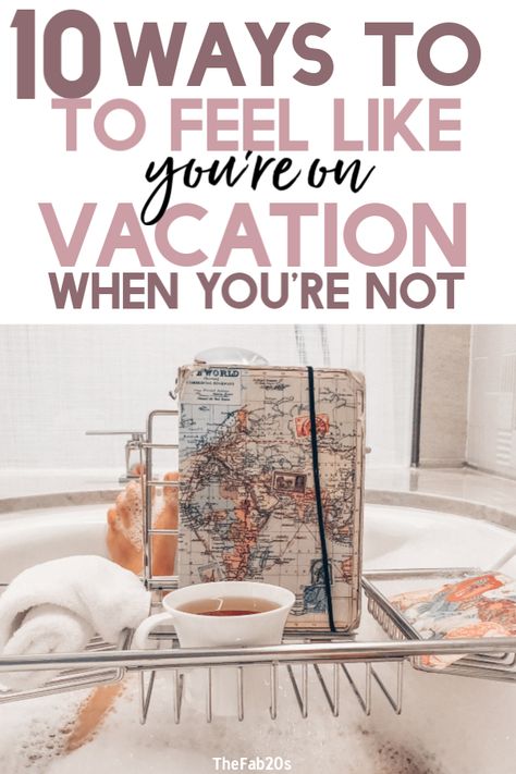 You can have a vacation at home and still have a blast. You don’t have to go anywhere to have an amazing staycation from the comfort of you’re own home. There’s just too much busyness at home to really take a break and rest. Plan for your best vacation at home with these great tips#staycation #vacation At Home Vacation Ideas, Staycation At Home, Vacation At Home Ideas, Summer Vacation Ideas At Home, How To Relax On Vacation, Self Care Vacation, Things To Do In Vacation At Home, Airbnb Quotes, Staycation Aesthetic