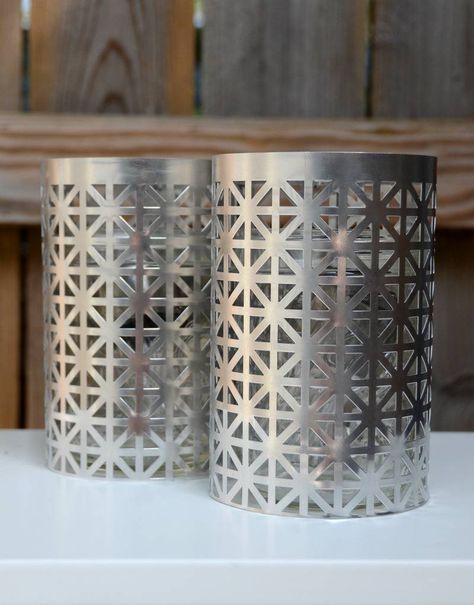 Decorative Solar Lights, Solar Patio Lights, Solar Light Crafts, Solar Mason Jars, Outdoor Lamps, Small Yard Landscaping, Pvc Pipe Crafts, Hanging Mason Jars, Candle Cover