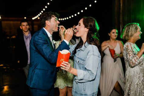 Wedding Fries, Mcdonalds At Wedding, Mcdonalds Wedding Late Night, Mcdonalds Wedding, Mcdonald’s Wedding Photos, Mcdonald's Fries, Lake Mcdonald Wedding, Mcdonald’s Catering, Mcdonalds Fries