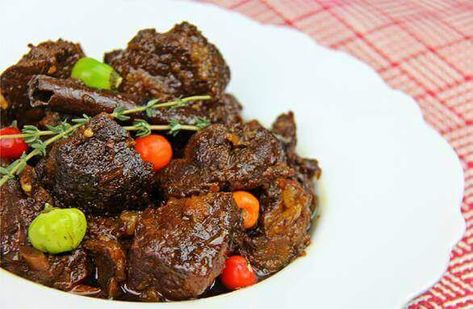 Guyanese food Guyana Food, Guyanese Recipes, Carribean Food, Oxtail Recipes, Caribbean Cuisine, Recipe Simple, Island Food, Caribbean Recipes, Meat Lovers