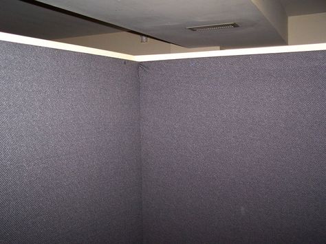 Excursions: Homemade Cubicle Walls Diy Cubicle Wall, Cubicle Privacy Ideas, Corner Shelf Diy, Diy Cubicle, Bowflex Workout, Desk Partitions, Cubicle Wall, Cubicle Walls, Furniture Building