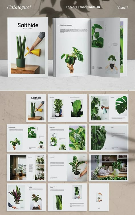 A4 Catalogue Design, Flower Catalog Design, Indesign Catalogue, Creative Catalog Design, Catalogue Design Ideas, Catalog Design Inspiration, Catalogue Template, Catalogue Design Templates, Ux Design Portfolio