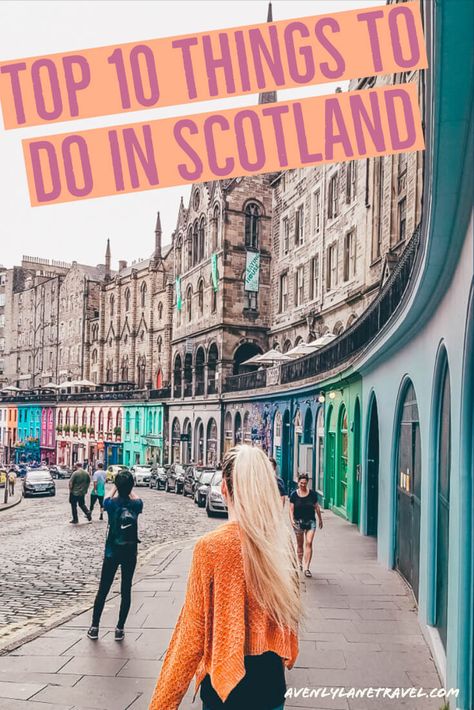 Top 10 Things to do in Scotland. Scotland is an absolutely amazing country to visit. There is simply so much to do and see and my Scotland bucket list just won't stop growing. #avenlylanetravel #avenlylane #scotland #europe #europebucketlist #travelinspiration Things To Do In Scotland Bucket Lists, Scotland To Do, Things To See In Scotland, Stirling Castle Scotland, Scotland Bucket List, Things To Do In Scotland, Country To Visit, Vacay Ideas, Edinburgh Travel