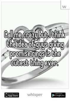 Promise rings:) A Promise Ring, Dear Future Husband, Dear Future, Boyfriend Goals, Boyfriend Quotes, The Perfect Guy, Cutest Thing Ever, Cute Relationship Goals, Future Boyfriend