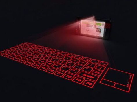 Laser Keyboard, Best Tech Gadgets, Best Tech Gifts, Gift Ideas For Christmas, Virtual Keyboard, Cool Tech Gifts, Innovative Gadget, Latest Smartphones, Input Devices