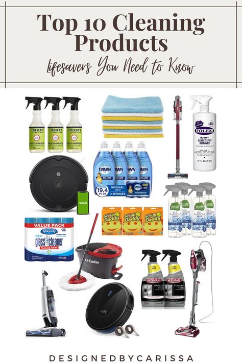 Cleaning Supplies List Products, Organisation, Cleaning Items Checklist, Staple Cleaning Supplies, Natural Home Cleaning Products, Deep Cleaning House Products, House Cleaner Supply List, Best Cleaning Supplies Products, Kitchen Cleaning Supplies List