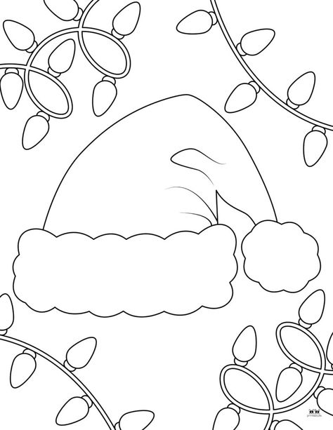 Choose from a variety of santa hat templates and coloring pages for tons of Christmas fun! All 25 pages can be printed from home. 100% FREE. Santa Hat Coloring Page, Christmas Coloring Pages Cute, Santa Templates Free Printable, Santa Coloring Pages Free Printable, Christmas Printables Free Templates, Santa Hat Template, Welcome December Images, Hat Coloring Page, Christmas Cards Handmade Diy