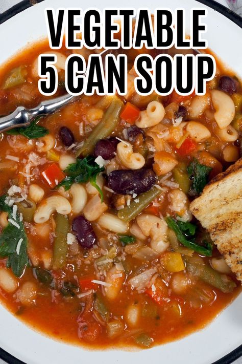 Vegetable 5 Can Soup