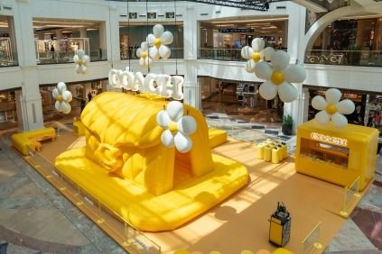 Harlequin Design, Coach Pop-Up, Dubai, May 2024 Real Or Cake, K Pop Birthday, Mall Activation, Brand Goals, Pop Up Exhibition, Pop Up Design, Experiential Graphic Design, Retail Branding, Popup Store