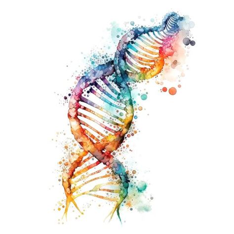 DNA Tattoo Carlisle Dna Painting, Dna Artwork, Helix Shape, Dna Tattoo, Dna Helix, Custom Tattoos, Dna Design, Medical Background, Redwood Tree