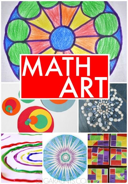 Math and art have gone together since early artists began creating.  Many great works of art contain mathmatics, from buildings and pottery to paintings and statues.  Today on Share It Saturday, we’re featuring math and art activities that kids can explore while learning through creative expression.  Combining math and art in kids’ activities can be a great ... Read More about Math Art Activities Maths Art, Math Art Activities, Math Art Projects, Art Math, Art Learning, Calendar Math, Math Projects, Math Art, Homeschool Art