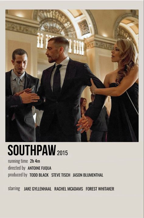 Southpaw Movie Poster, Southpaw Poster, Southpaw Movie, Polaroid Movie Poster, Romcom Movies, Sweet Couples, Movies To Watch Teenagers, Movie Hacks, Most Paused Movie Scenes