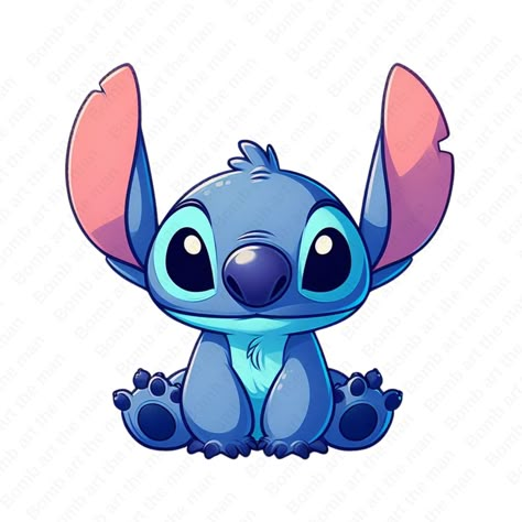 Cartoon Character Stickers, Stiches Dessin, Cute Stitch Drawings, How To Draw Stitch, Stitch Drawing Sketches, Character Cartoon Design, Cute Sublimation Designs, Stitch Images, Dallas Cowboys Clipart