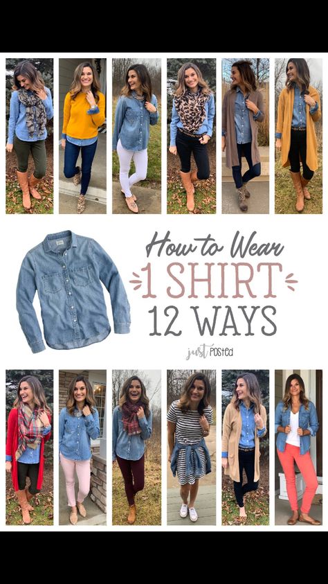 Trendy Teacher Outfits 2023, Black Leggings Outfit Winter, Looks Camisa Jeans, Chambray Shirt Outfits, Womens Chambray Shirt, New Look Clothes, Ținute Business Casual, Looks Jeans, Teaching Outfits