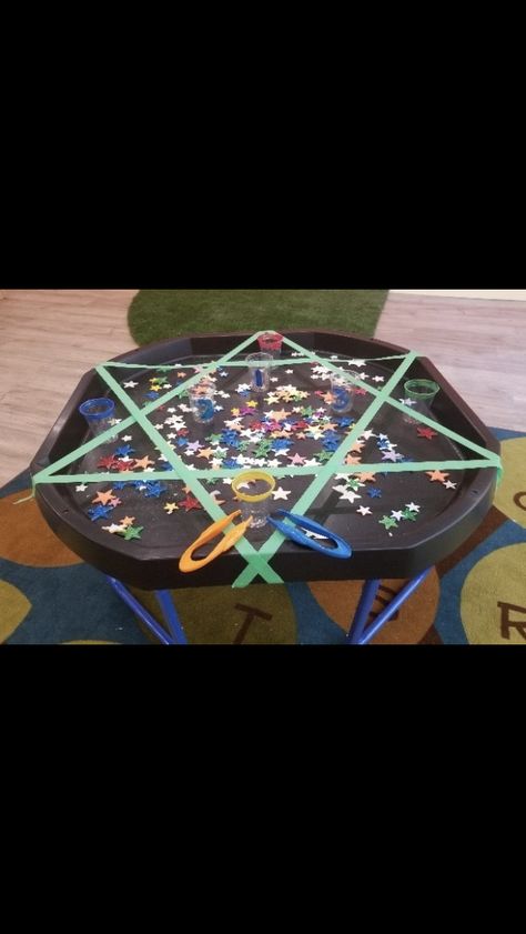 Hannukah Activities Eyfs, Ramadan Activities Eyfs, Ramadan Tuff Tray Ideas, Eid Tuff Tray Ideas, Hannukah Eyfs Activities, Eid Activities Eyfs, Space Themed Tuff Tray, Ramadan Activities For Toddlers, Ramadan Preschool Activities