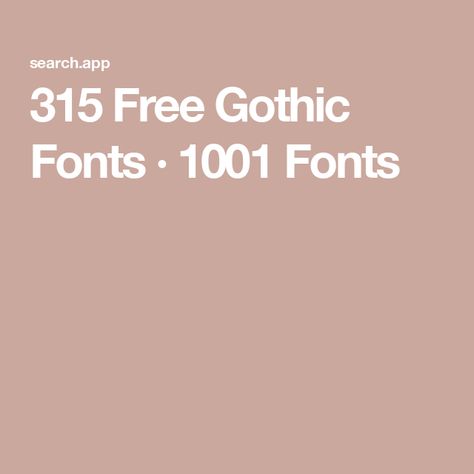 315 Free Gothic Fonts · 1001 Fonts Gothic Font Alphabet, Century Gothic Font, Gothic Era, Gothic Alphabet, Trending Fonts, Typewriter Art, Geometric Stencil, Party Tattoos, Gothic Font