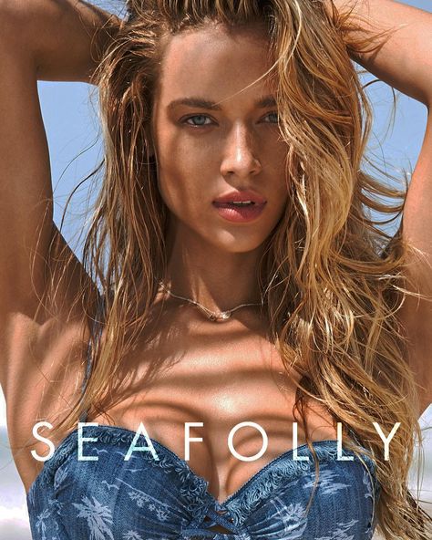 Hannah Swimwear Campaign, Hannah Ferguson, Seafolly Swimwear, Famous Models, Sports Illustrated Swimsuit, Swimsuit Models, Fashion Editor, Celebrity Gossip, Global Fashion