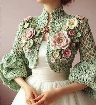 Crochet Bohemian, Crochet Sweater Design, Gilet Crochet, Crochet Clothing And Accessories, Crochet Fashion Patterns, Crochet Jacket, Crochet Blouse, 가을 패션, Knit Fashion