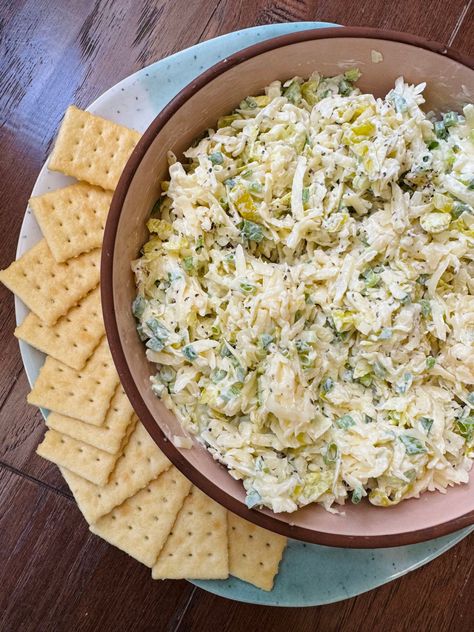 Cheese Slaw - Natalie Mason Cheese Slaw Recipe, Cheese Slaw, Recipes With Banana Peppers, Banana Peppers, Slaw Recipe, Slaw Recipes, Pimento Cheese, Dinner Inspiration, Stuffed Banana Peppers