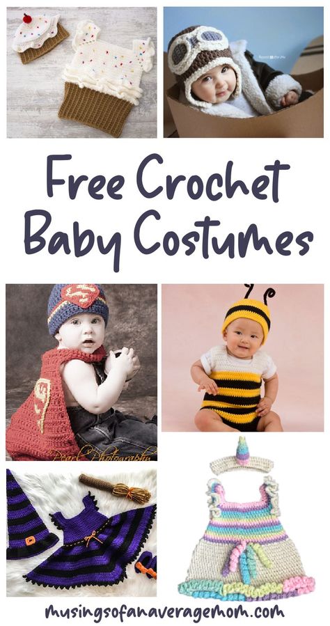 Crochet Costumes For Babies Free Pattern, Crochet Newborn Halloween Costumes, Crochet Halloween Costume Baby, Crochet Newborn Costume Free Pattern, Crochet Halloween Costume Toddler, Crochet Costumes Free Pattern, Crochet Baby Halloween Costume, Crochet Baby Photo Props Patterns Free, Crochet Halloween Patterns Free Costumes