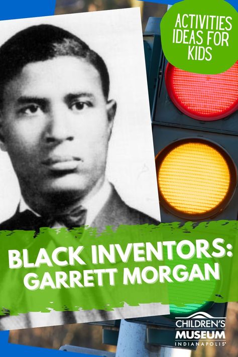 Celebrate Black Inventors and Black History with these fun stoplight activities. Garrett Morgan was a black inventor who created lots of things we use everyday, like a stoplight. Check out these kid-friendly stop light snacks and games as you learn more about black inventors. Garret Morgan Preschool, Garret Morgan Activities For Kids, Garrett Morgan Stop Light Craft, Garrett Morgan Preschool Activities, Black Inventors For Kids Activities, Garret Morgan, Garrett Morgan, Home Science Experiments, Black Inventors