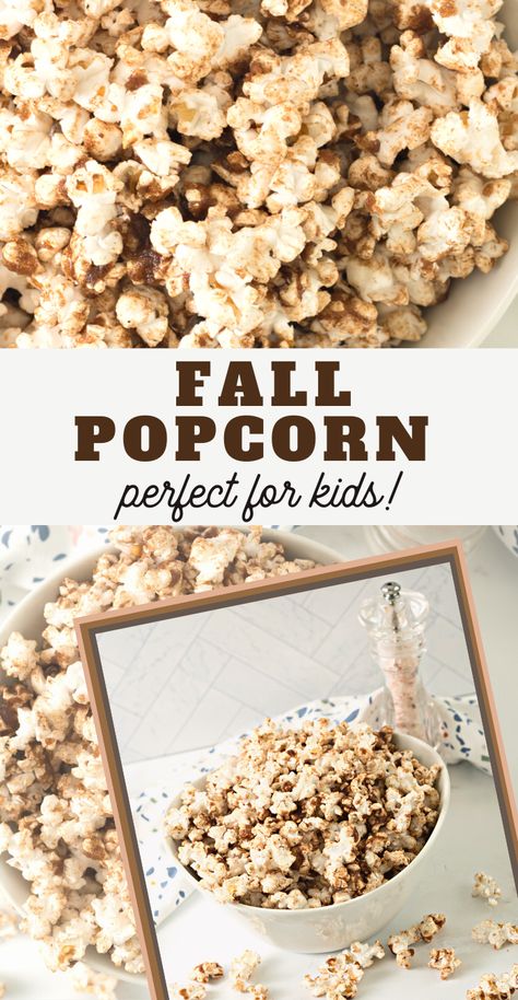 If you're a fan of sweet and crunchy, then this Fall Flavor Popcorn Recipe is perfect! Simple ingredients paired with ease of prep make the perfect snack! Boom Chicka Pop Recipe, Fall Flavored Popcorn, Flavored Popcorn Balls, Dessert Popcorn Recipes, Diy Gourmet Popcorn, Flavored Popcorn Recipes Sweets, Fall Popcorn Snack Mix Recipes, Pumpkin Spice Popcorn, Popcorn Mix Ideas