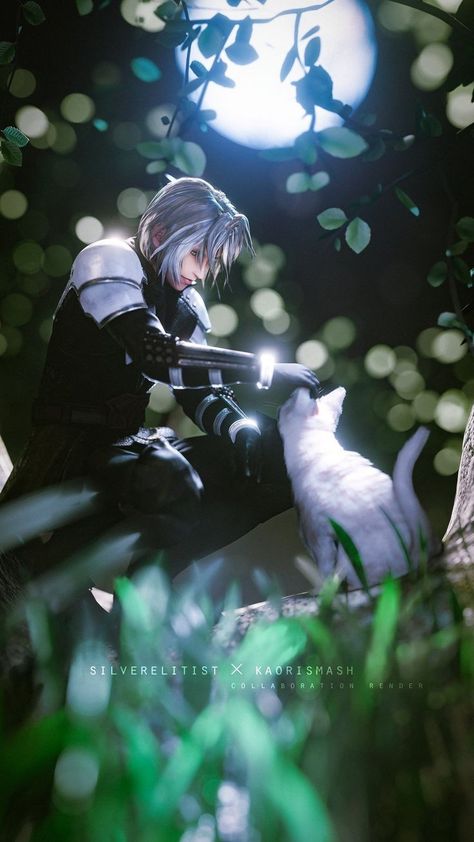 Young Sephiroth, Final Fantasy Cloud Strife, Final Fantasy Sephiroth, Final Fantasy Cloud, Final Fantasy Xii, Cloud Strife, Stray Cat, Final Fantasy Vii, Spell Book