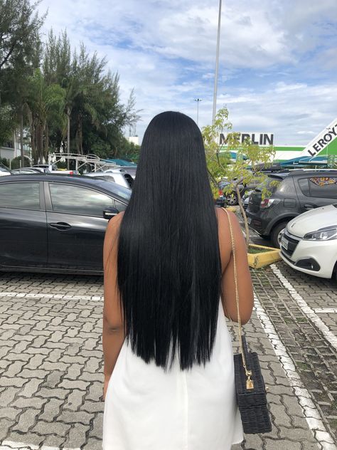 Natural Long Black Hair, Brown Hair Dyed Black, Matte Black Hair, Black Long Straight Hair, Sleek Black Hair, Soft Black Hair, Silky Black Hair, Black Straight Hair, Long Straight Black Hair