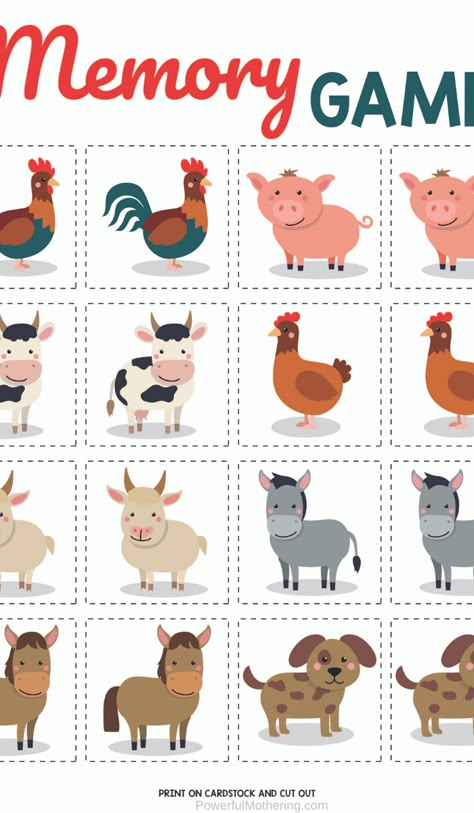 Printable Farm Animal Activities Bundle that is perfect for helping kids strengthen skills such as prewriting, identification, memory and more. #farmanimalactivities #freeprintables #preschoolactivities Farm Animal Books For Preschool, Farm Animal Preschool Theme, Farm Activity Preschool, Animals For Kids Teaching, Farm Animal Preschool Activities, Farm Week Preschool Activities, Farm Animal Activities For Preschool, Animal Printables For Kids, Animals Activity For Kids