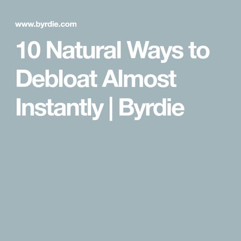 Natural Ways To Debloat, Instant Debloat, Natural Dierutics, Debloat Overnight, Ways To Debloat, How To Debloat, Bloated All The Time, Increase Water Intake, Be Uncomfortable