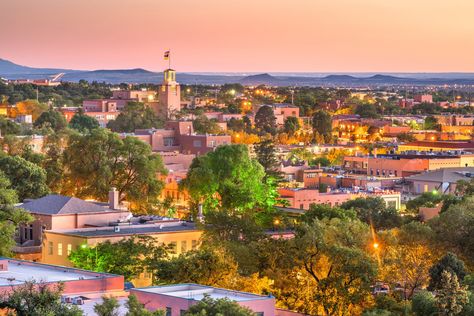 Santa Fe city guide: Where to eat, drink, shop and stay in the US’s oldest capital | The Independent Earthen Architecture, Long Weekend Trips, Drink Shop, Visit Santa, Santa Fe New Mexico, Conde Nast Traveler, Conde Nast, Green Chile, The Plaza