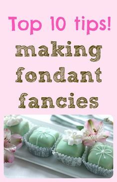 Fondant Fancies, French Fancies, Fondant Tips, Homemade Fondant, Decorate A Cake, Family At Home, Making Fondant, Mini Tortillas, British Bake Off