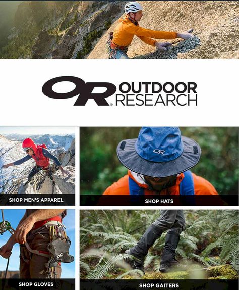 Outdoor Research Store on #Amazon - #hiking #outdoor #Camping #gifts #xmas Trekking Gear, Hiking Clothes, Adidas Store, Tommy Hilfiger Store, Travel Gadgets, Outdoor Research, Hiking Tips, Acadia National Park, Us National Parks