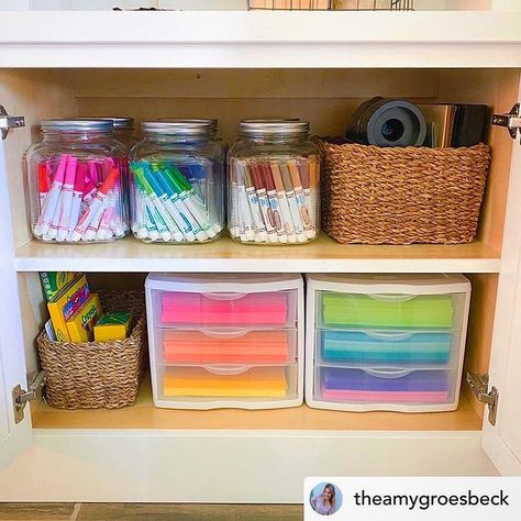 Amy Groesbeck, Organizing A Craft Room, Simple Farmhouse, Elementary Classroom Decor, Future Teacher, Educational Content, Office Crafts, Homeschool Organization, School Room