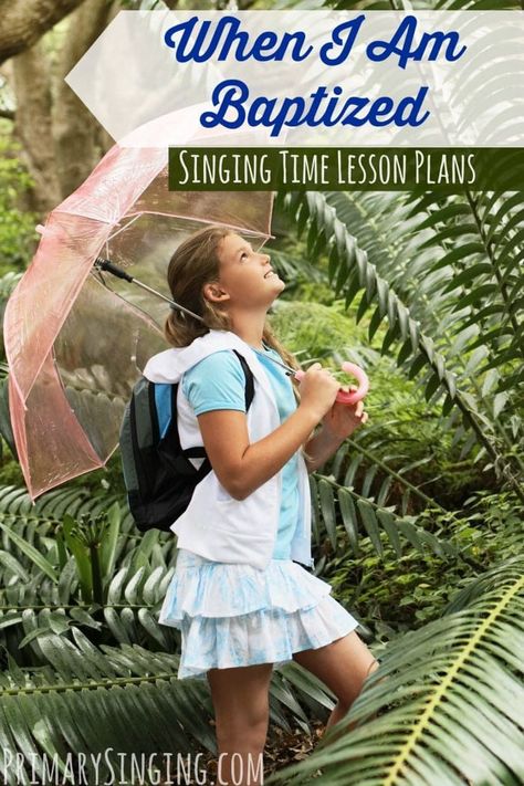 Siniging Time lesson plans, games, and ideas for teaching When I Am Baptized for LDS Primary music leaders / choristers! #PrimarySinging #LDS #Primary #SingingTime via @amomstake When I Am Baptized Song Singing Time, When I Am Baptized, Lds Primary Songs, Singing Time Ideas, Lds Primary Singing Time, Primary Games, Visiting Teaching Handouts, Time Lessons, Primary Chorister