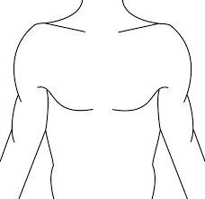 chest tattoo template Chest Outline Tattoo, Body Template Drawing Tattoo, Chest Stencil Tattoo, Chest Template Tattoo, Tattoo Ideas Chest Mens, Shoulder Tattoo Template, Tattoo Templates Men, Arm Stencil For Tattoo, Left Chest Tattoo Men