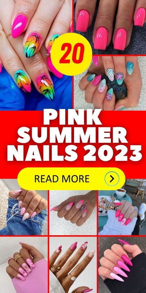 Nails 2023 Pink And White, Summer Nails 2023 Pink, Art Trends 2023, Almond Nails Designs Summer, Nails Inspo Aesthetic, Wine Red Nails Acrylic, Y2k Acrylic, Red Nails Acrylic Square, Nails Acrylic Square Long