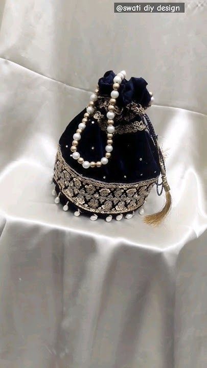 DIY POTLI BAG ✨👛👛#shorts#trending#viral#potlibags Batva Bags Making, Potli Bags Design, Potali Beg Design Indian, Diy Potli Bags, How To Make Potli Bags Diy, Potli Bags Wedding Handmade, Potli Bags Diy, Potli Design, Designer Potli Bags