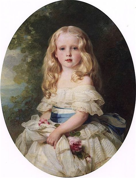 “Luise von Boden, Princess Biron of Curland Franz Xavier Winterhalter 1856 Painting - oil on canvas Height: 127.3 cm (50.12 in.), Width: 88.9 cm (35 in.) Deutsches Historisches Museum - Berlin (Germany)  Image via the Athenaeum” Franz Xaver Winterhalter, Era Victoria, Victorian Paintings, Historical Painting, Classic Paintings, Old Paintings, Victorian Art, Classical Art, Old Art