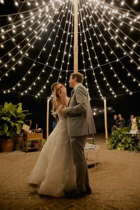 The Greatest Showman Wedding, Light Canopy Wedding, Greatest Showman Wedding, Festoon Lights Wedding, Wedding Landscaping, Fairy Light Backdrops, Fairytale Theme, Wedding Canopy, Light Canopy