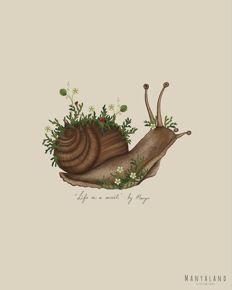 Whimsical Snail, Snail Illustration, Snail Art, Mushroom Plant, Book Illustration Art, Night Garden, Book Illustration, Christmas List, Art Inspo