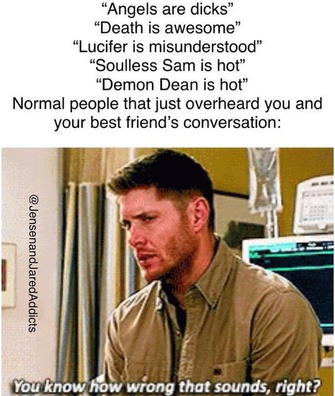 Soulless Sam, Supernatural Jokes, Supernatural Lucifer, Hot Demon, Demon Dean, Spn Memes, Supernatural Comic, Supernatural Wallpaper, Supernatural Pictures