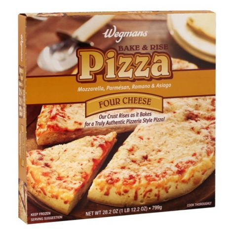 Four Cheese Pizza, Healthy Frozen Meals, Grocery Store Items, Quick Pizza, Pizza Branding, Tv Dinner, Grocery Foods, Healthy Groceries, Frozen Pizza