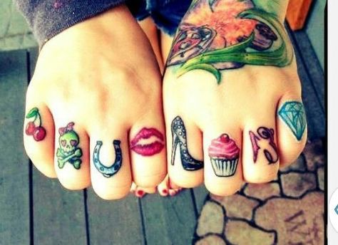 A few of my favorite things Tats Tattoo Finder, Tatoo 3d, Tattoo Diy, Finger Tattoo For Women, Finger Tats, Knuckle Tattoos, Finger Tattoo Designs, Muster Tattoos, Geniale Tattoos