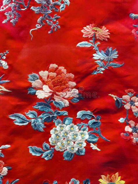 Kesi Tapetry Qing Emperor Guangxu Satin Outer Gown Empress Costumes Palace Museum Embroidered Butterflies Peonies Orchids. royalty free stock photos Embroidered Butterflies, Vietnam Art, Chinese Pattern, Chinese Embroidery, China Town, Floral Embroidery Patterns, Embroidered Butterfly, Japanese Embroidery, Japanese Patterns