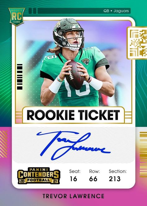 2021 Panini Contenders Football is out now and the checklist is ready. Sports Cards Collection, Trading Card Template, Football Ticket, Football Trading Cards, Ticket Design, Ticket Stubs, Player Card, 카드 디자인, Collectible Trading Cards